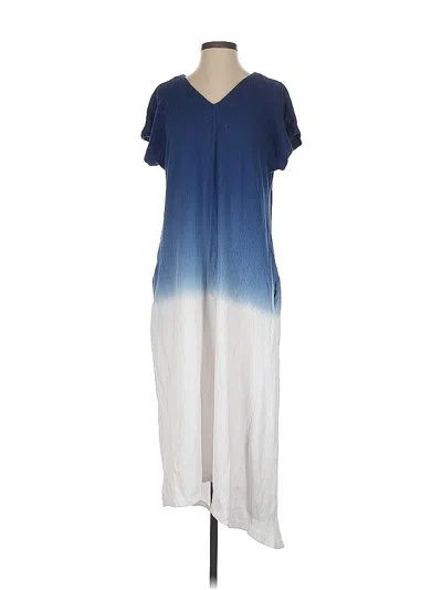 Pre-owned Lands' End Casual Dress In Blue