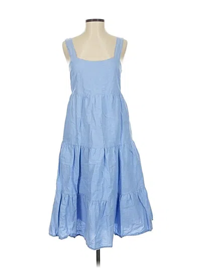 Pre-owned Lands' End Casual Dress In Blue