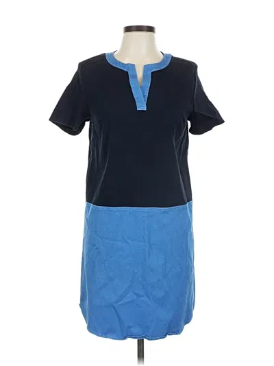 Pre-owned Lands' End Casual Dress In Blue