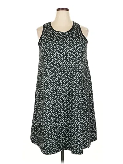 Pre-owned Lands' End Casual Dress In Blue