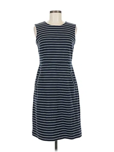 Pre-owned Lands' End Casual Dress In Blue