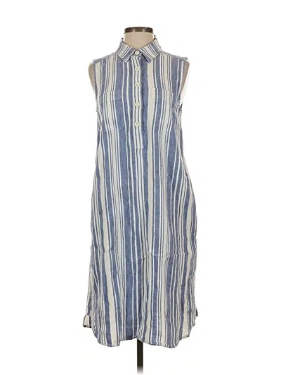Pre-owned Lands' End Casual Dress In Blue