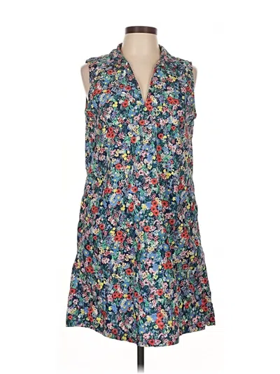 Pre-owned Lands' End Casual Dress In Blue