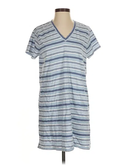 Pre-owned Lands' End Casual Dress In Blue