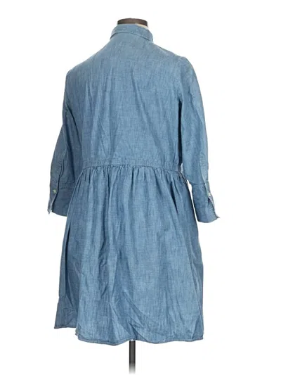 Pre-owned Lands' End Casual Dress In Blue
