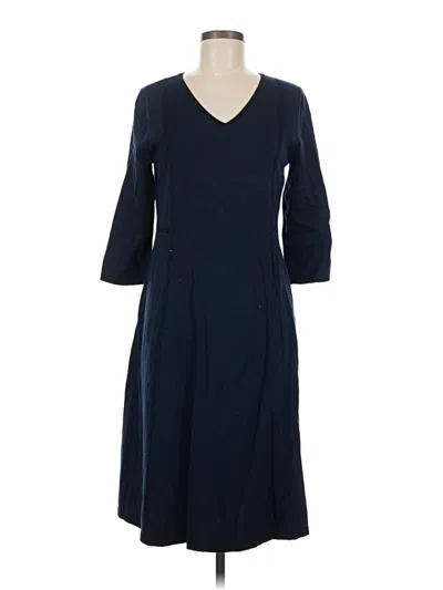 Pre-owned Lands' End Casual Dress In Blue