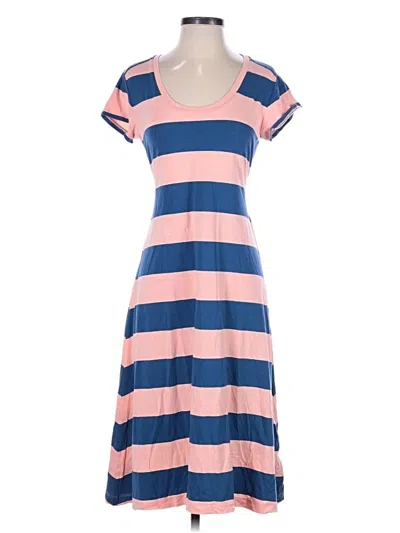 Pre-owned Lands' End Casual Dress In Blue