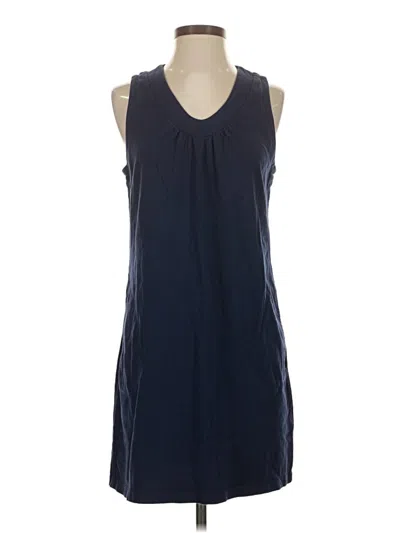 Pre-owned Lands' End Casual Dress In Blue
