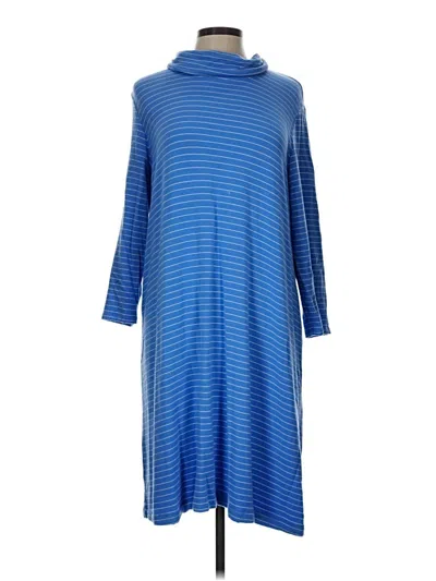 Pre-owned Lands' End Casual Dress In Blue