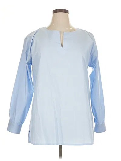 Pre-owned Lands' End Casual Dress In Blue