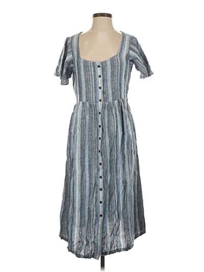 Pre-owned Lands' End Casual Dress In Blue