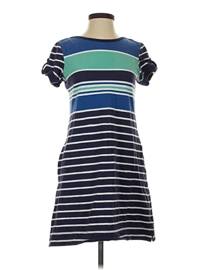 Pre-owned Lands' End Casual Dress In Blue