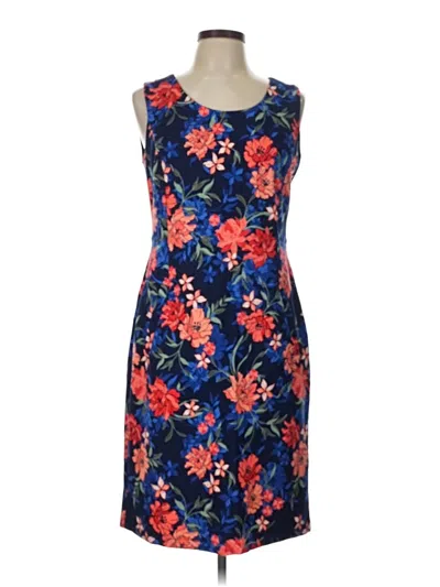 Pre-owned Lands' End Casual Dress In Blue