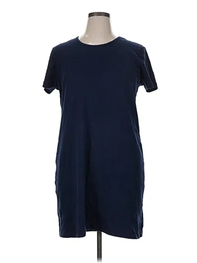 Pre-owned Lands' End Casual Dress In Blue