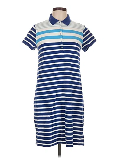 Pre-owned Lands' End Casual Dress In Blue