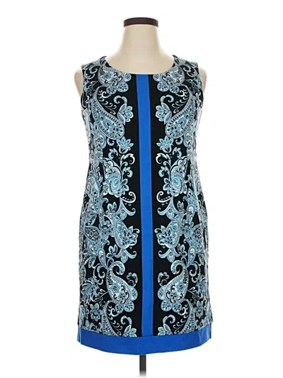 Pre-owned Lands' End Casual Dress In Blue