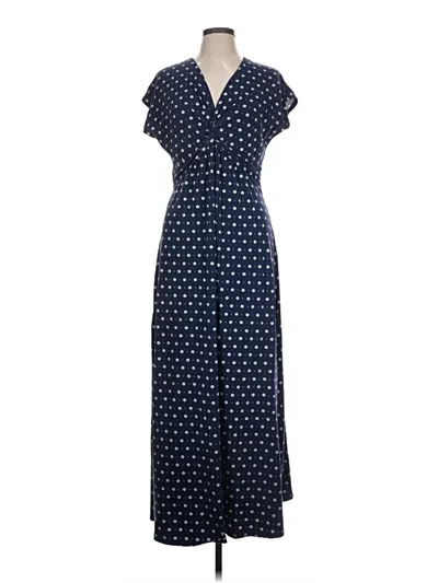 Pre-owned Lands' End Casual Dress In Blue