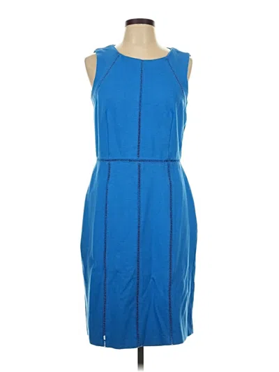Pre-owned Lands' End Casual Dress In Blue