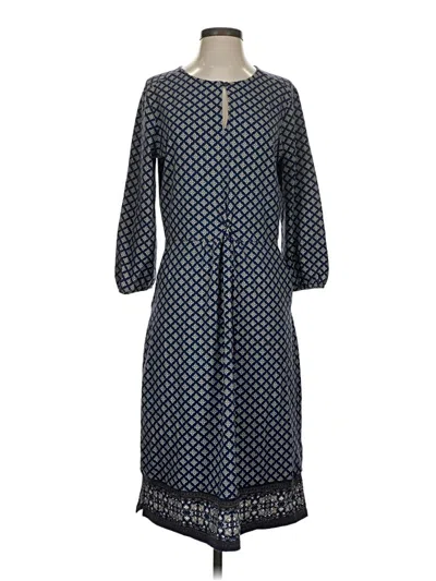 Pre-owned Lands' End Casual Dress In Blue