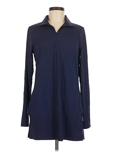 Pre-owned Lands' End Casual Dress In Blue
