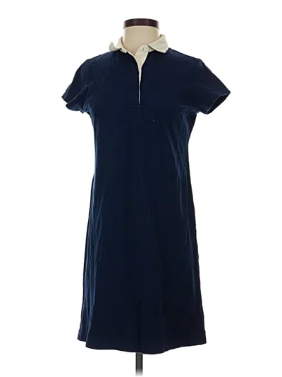 Pre-owned Lands' End Casual Dress In Blue