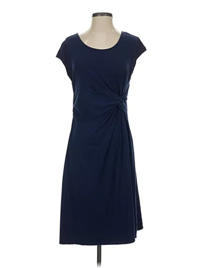 Pre-owned Lands' End Casual Dress In Blue