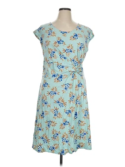 Pre-owned Lands' End Casual Dress In Blue