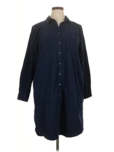 Pre-owned Lands' End Casual Dress In Blue