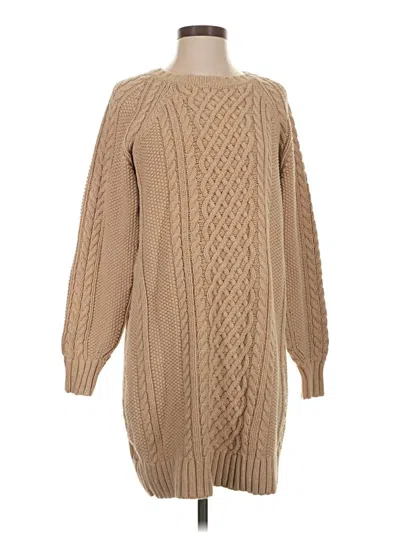 Pre-owned Lands' End Casual Dress In Brown