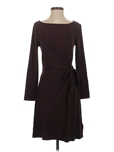Pre-owned Lands' End Casual Dress In Brown