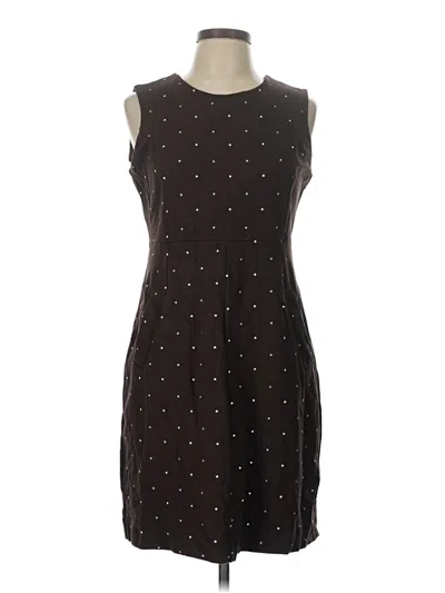 Pre-owned Lands' End Casual Dress In Brown