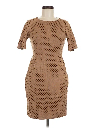 Pre-owned Lands' End Casual Dress In Brown