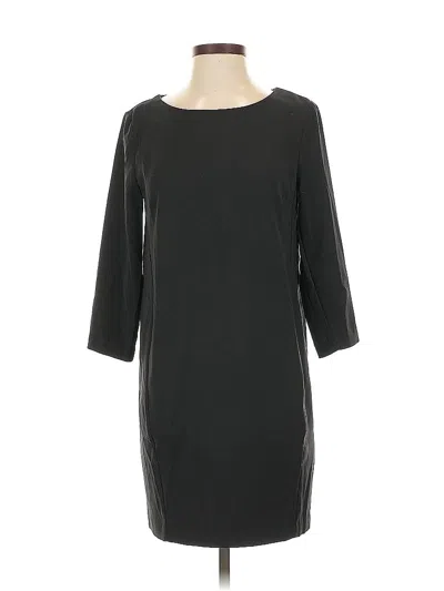 Pre-owned Lands' End Casual Dress In Gray