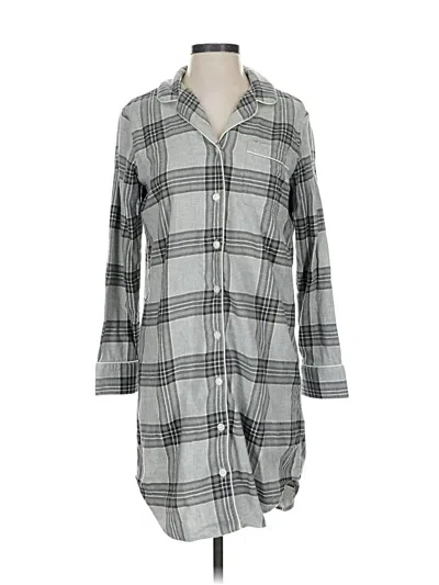 Pre-owned Lands' End Casual Dress In Gray