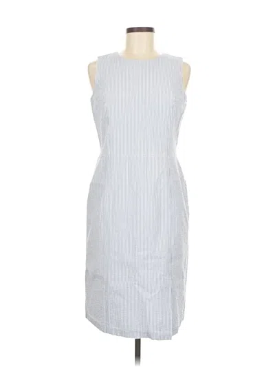 Pre-owned Lands' End Casual Dress In Gray