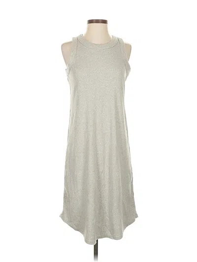 Pre-owned Lands' End Casual Dress In Gray