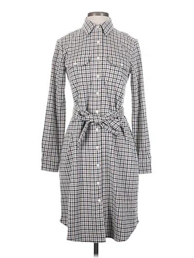 Pre-owned Lands' End Casual Dress In Gray