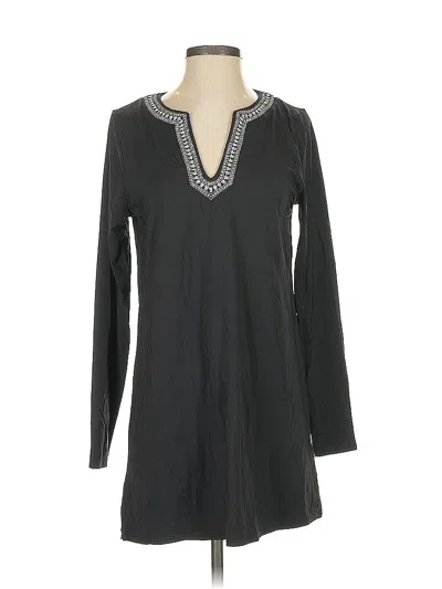 Pre-owned Lands' End Casual Dress In Gray