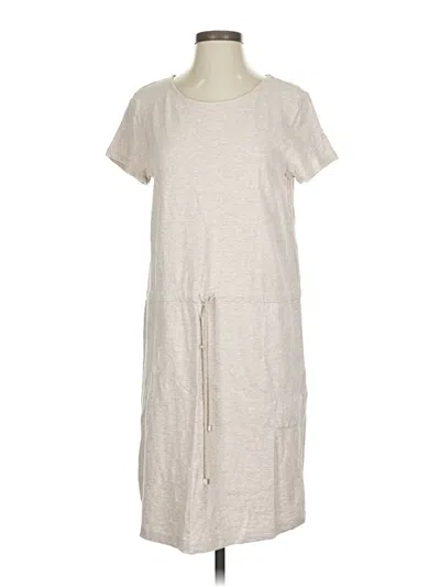 Pre-owned Lands' End Casual Dress In Gray
