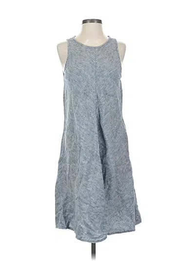 Pre-owned Lands' End Casual Dress In Gray