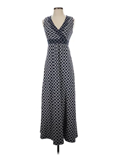 Pre-owned Lands' End Casual Dress In Gray