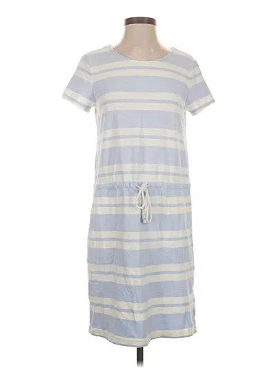 Pre-owned Lands' End Casual Dress In Gray