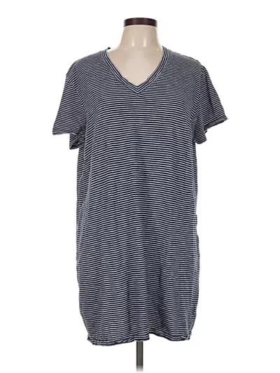 Pre-owned Lands' End Casual Dress In Gray