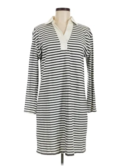 Pre-owned Lands' End Casual Dress In Gray