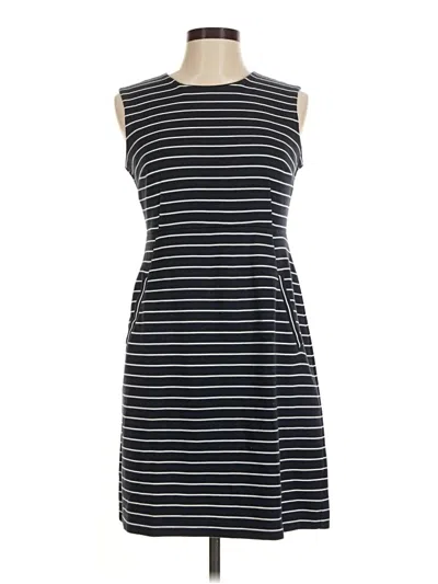 Pre-owned Lands' End Casual Dress In Gray