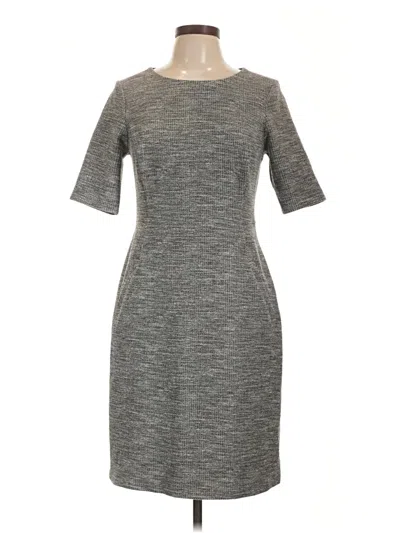 Pre-owned Lands' End Casual Dress In Gray