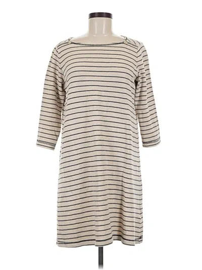 Pre-owned Lands' End Casual Dress In Gray