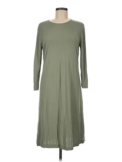 Pre-owned Lands' End Casual Dress In Green