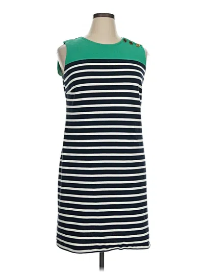 Pre-owned Lands' End Casual Dress In Green