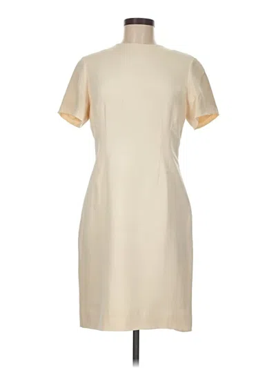 Pre-owned Lands' End Casual Dress In Ivory